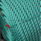 蓝色或绿色3股扭绞PP / PE绳，用于钓鱼船用