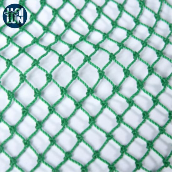 优质高强度编织绿色PE渔网