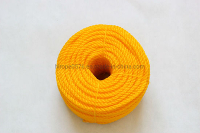6mm 橙色 PE3-Strand Rope in Roll, Coil, Twine, 3--Strand PE, PP Twisted Rope