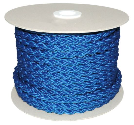 蓝色 8 股塑料船用聚丙烯 (PP) 绳