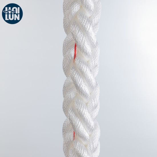 白色PP复丝双编织缆绳
