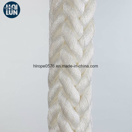 中国工厂抗紫外线白色尼龙绳牵引绳