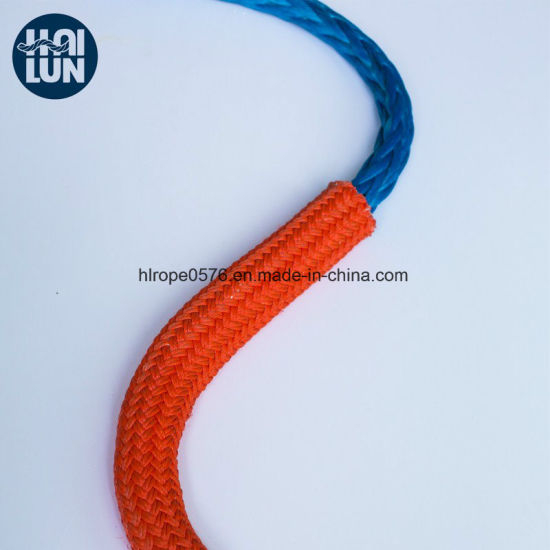聚酯外罩 12 股合成 UHMWPE/Hmpe Hmwpe 系泊绞车绳