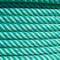 3股绿色PP绳船用缆绳，用于钓鱼和系泊