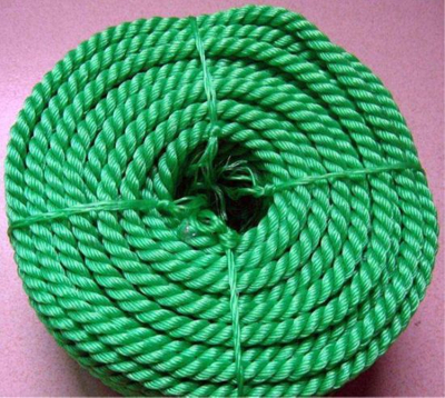 3股纤维绳聚乙烯绳系泊绳绿色