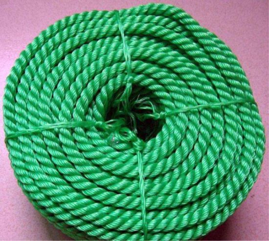 3股纤维绳聚乙烯绳系泊绳绿色