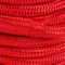 红色制造3/4英寸25英尺双股编织尼龙船坞线系泊绳双股编织船坞线