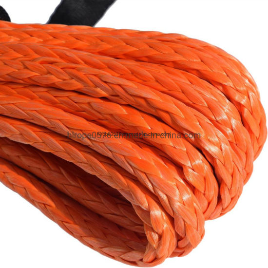 强力纤维绞车绳UHMWPE / Hmpe缆绳系泊绳